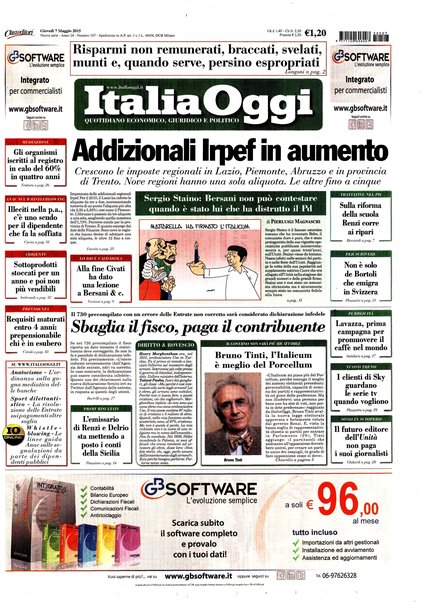 Italia oggi : quotidiano di economia finanza e politica